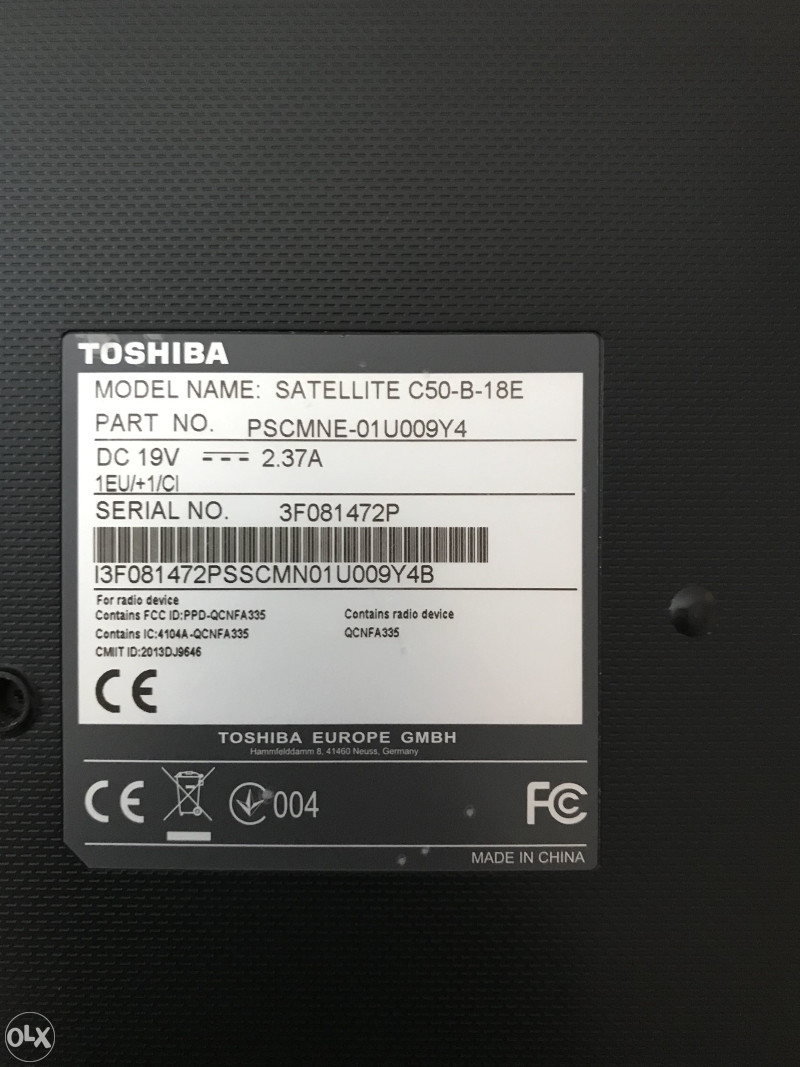 Toshiba C50B