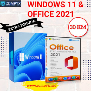 Windows 11 i MS Office 2021 **NOVO**