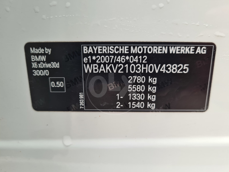 BMW X6 3.0 d xDrive 2017 M-Paket, TOP STANJE