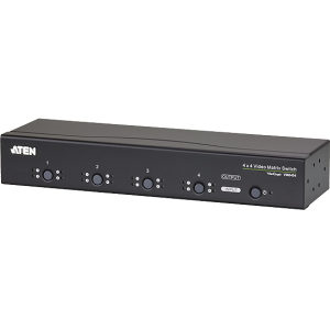 VGA switch, 4 x 4 audio/video   RS232