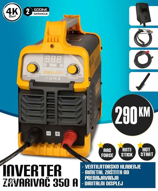 INVERTER APARAT ZA ZAVARIVANJE BOXER SR-2004 - 350 A - Aparati za ...