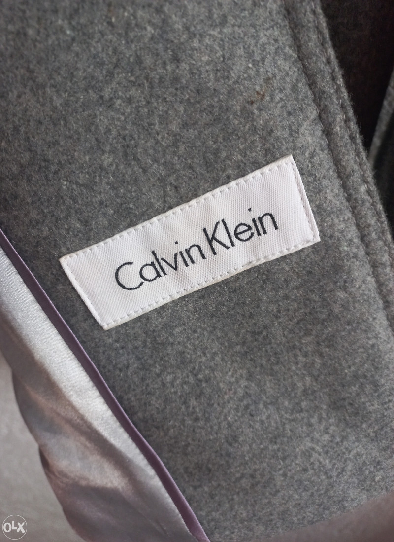 Calvin Klein kaput / mantil zimski zenski sivi original