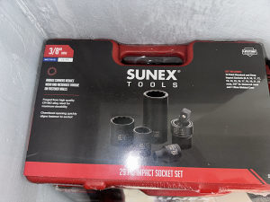 SUNEX SOCKET SET 29 PIECES