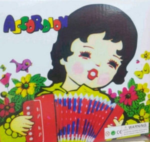 Djecija harmonika 19x18cm Crvena PLAVA 066 219 686