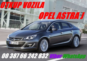 Otkup Kupujem Opel Astra J udaren udarena havarisana