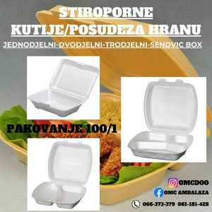 STIROPORNE POSUDE 100/1