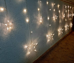 Novogodišnje lampice zvijezde led zavjesa(3.5m)AKCIJA