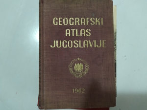 Atlas Jugoslavije 1962. god. Čvrsti povez.