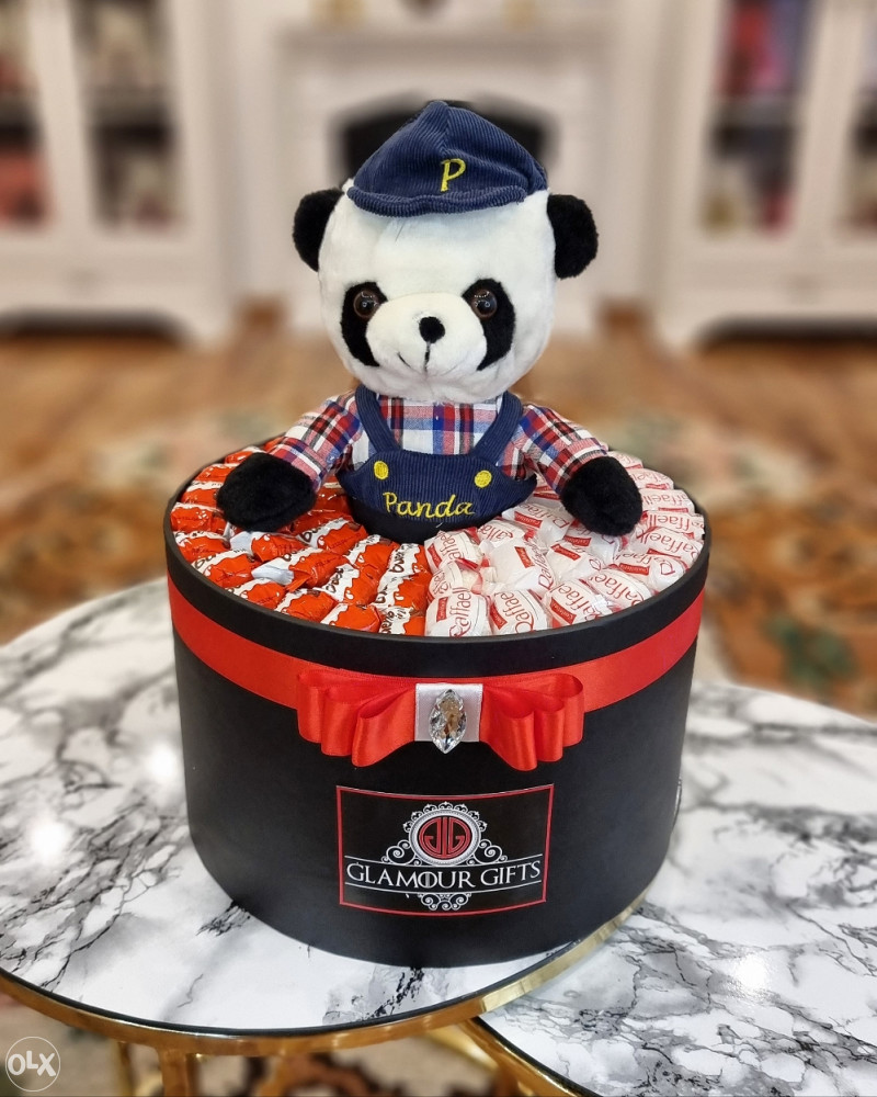 POKLON BOX - Panda mix kinder bueno i Raffaelo Pokloni