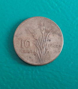 Turska 10 kurus 1963.
