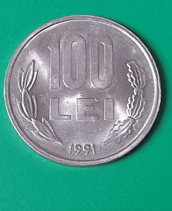 Rumunija 100 lei 1991.