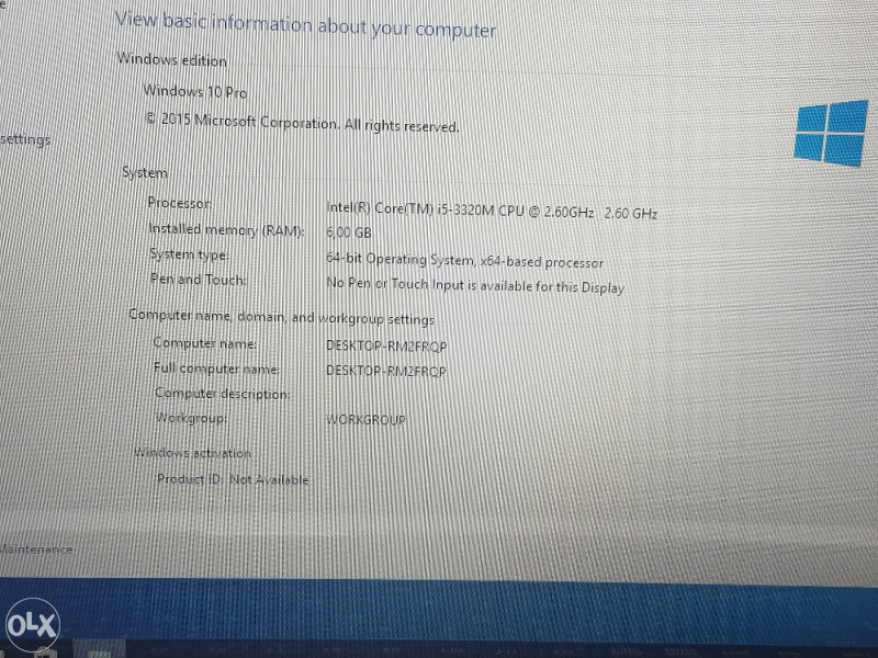 Laptop Sony sve151 (i5 3320M/6GB/500GB/1GB/1h)
