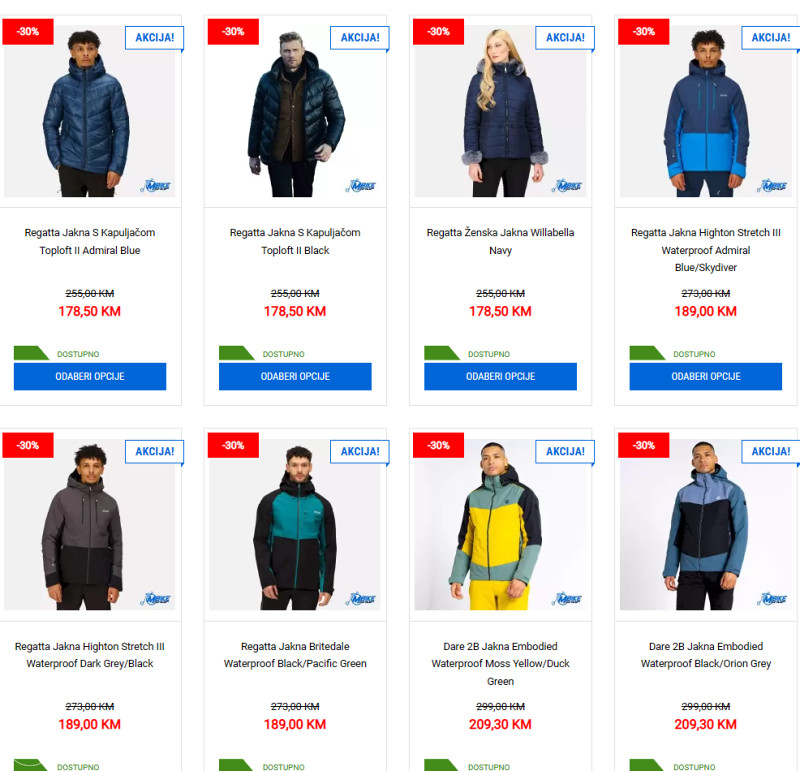 NAJVEĆI IZBOR SKI JAKNI/SKI JAKNE/JAKNA/M BIKE SHOP Ski jakne OLX.ba