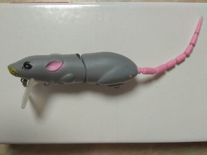 Varalica miš zvečka 15 cm