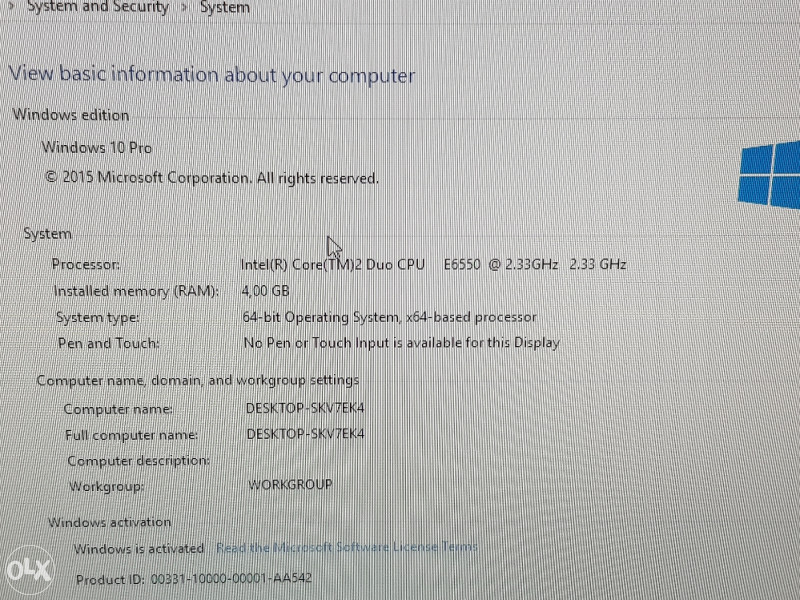 Desktop racunar AIO Dell (C2D/4GB/320GB)