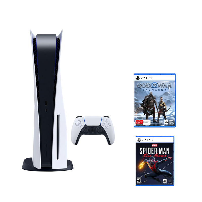 PlayStation 5 C chassis God of War Ragnarok + Spiderman