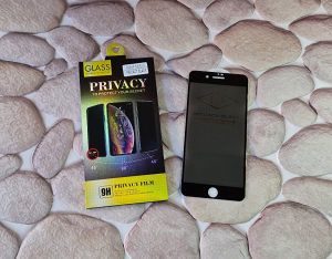 Iphone 7 - 8 plus zastitno staklo privacy-zatamljeno