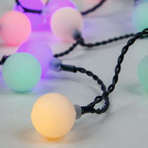 Kuglice Novogodišnje na kablu RGB 80 LED
