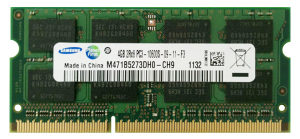 Samsung 4GB DDR3 1.5V 1333MHz 10600S laptop memorija