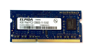 Elpida 4GB DDR3 1.5V 1600MHz 12800S laptop memorija
