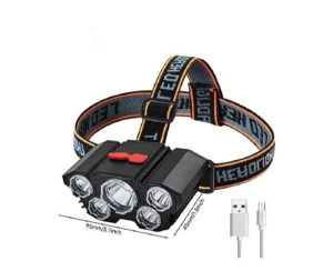 Baterija led lampa NAGLAVNA svjetiljaka lov ribolov