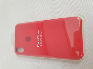 Iphone Xs Max orginalna silikonska maska Crvena