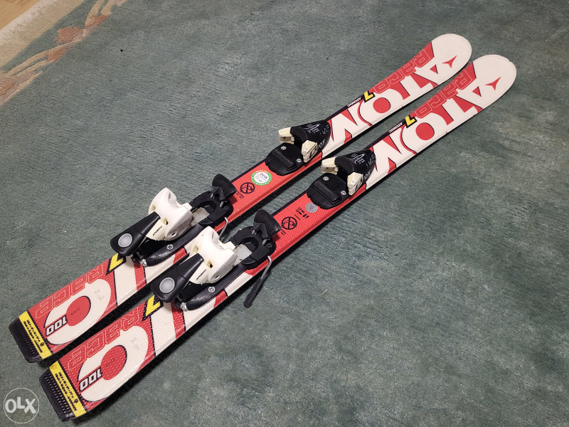 Ski Enfant ATOMIC RACE 7 100 Cm Avec Fixations - Occasion