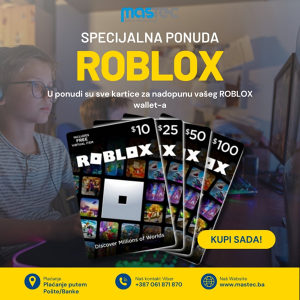 Roblox 400/800/1200/1700/2000/4500 Robux 5/10/15/25/50