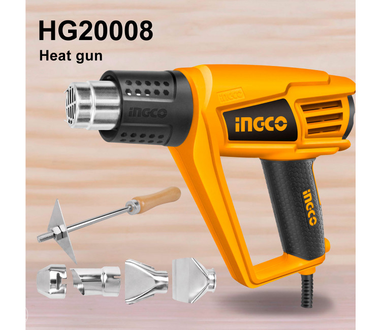 INGCO HG20008 Fen za vrući zrak 2000W - 21592