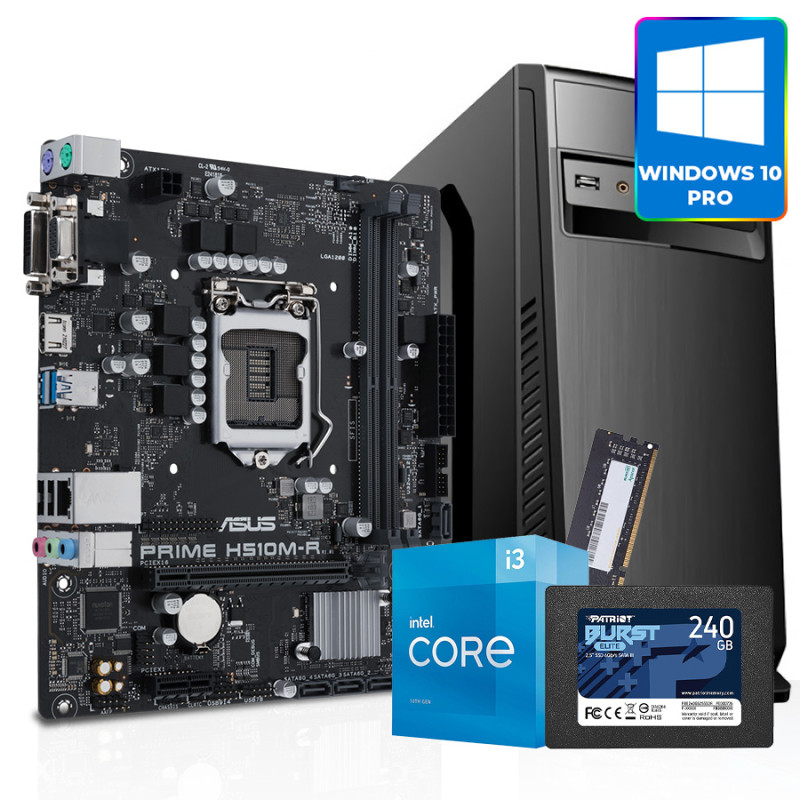 GNC OFFICE WIN 10 PRO i3-10105 3.70GHz, MB H510M, RAM