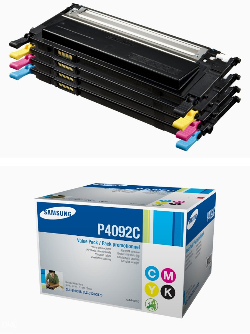 Extra set toner SAMSUNG CLT-P4092C, CYMK, original