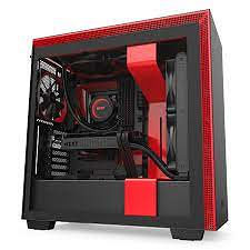 NZXT H710 black and red