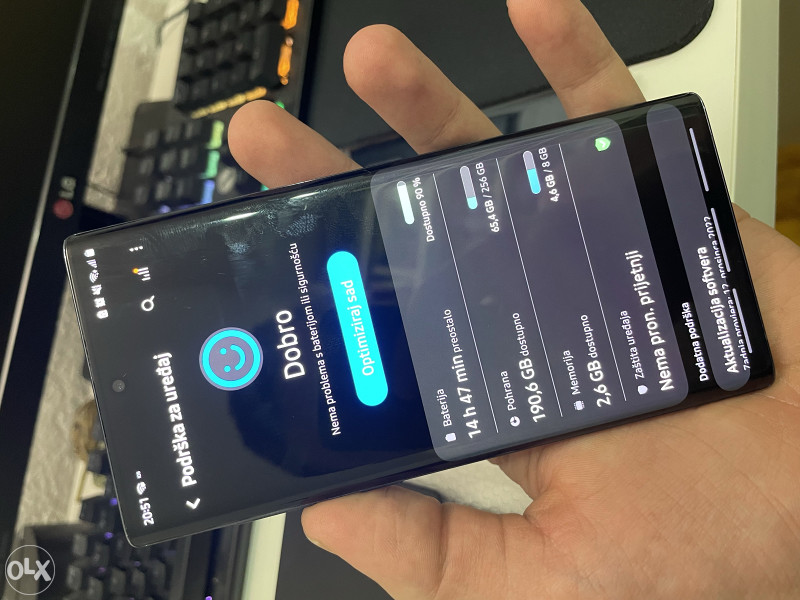 Samsung Galaxy note 10 8/256