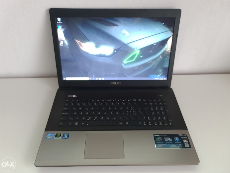 Gaming laptop ASUS i7 16GB RAM 17.3" SSD 2GB graf