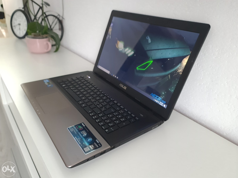 Gaming laptop ASUS i7 16GB RAM 17.3" SSD 2GB graf