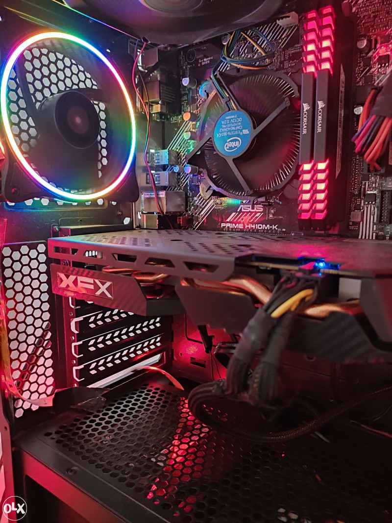 Računar i3-10100F/16GB/2x SSD/RX 580 8GB/700W
