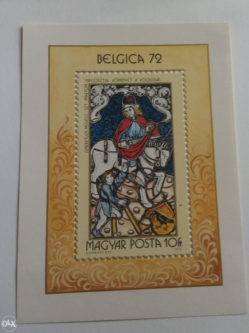 Madjarska BELGICA 1972 (nezigosano)