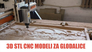 3D STL MODELI ZA CNC GLODALICE