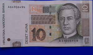 Hrvatska 10 kuna 2001.