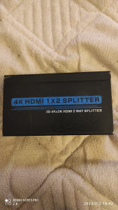 3D 4Kx2K HDMI 2 way splitter