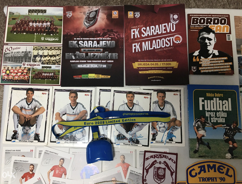 Kolekcionarstvo sport,karte,posteri FK Sarajevo,FK Željezničar