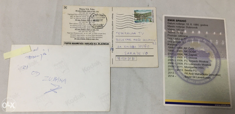 Kolekcionarstvo sport,karte,posteri FK Sarajevo,FK Željezničar