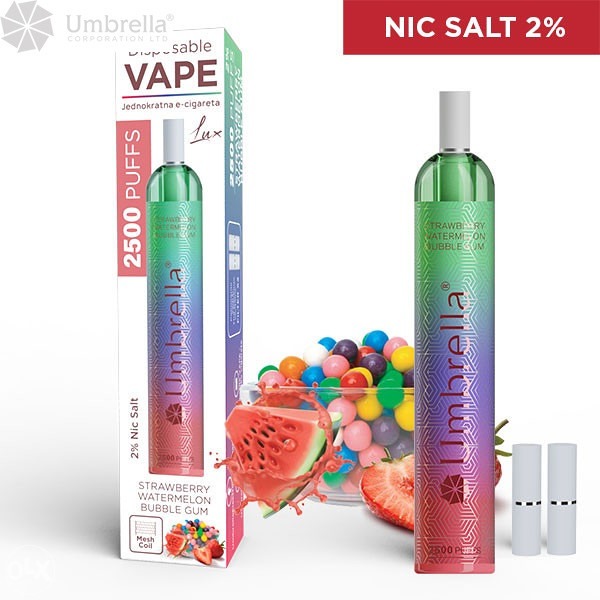 Umbrella Električna cigareta Jednokratna 2500 Puffs LUX Tehnika