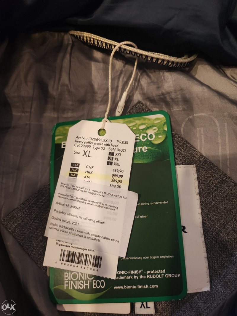 TOM TAILOR MUSKA ZIMSKA JAKNA br.XL