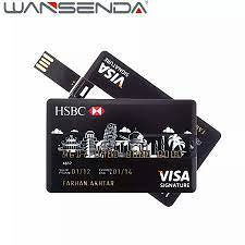 USB STIK 32GB kreditna kartica crna