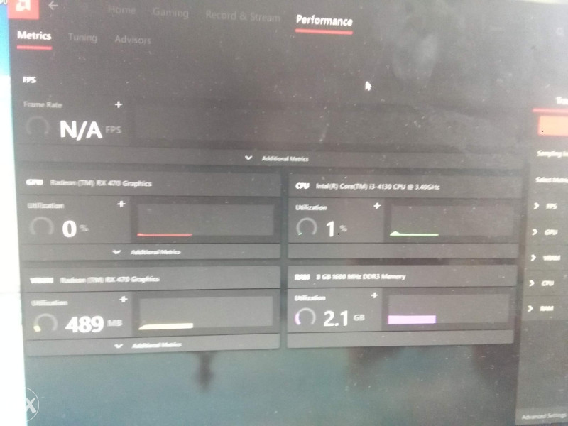 Gaming PS rx 470 4gb ddr5 HDD 1TB 8GB RAM