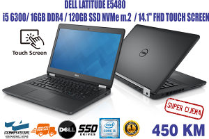 LAPTOP DELL i5 6300 /16GB DDR4/14.1" FHD TOUCHSCREEN