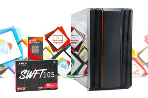 Gaming PC Impuls Micro 03; R5 3600; RX 6400; 240GB SSD