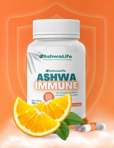 ASHWA IMMUNE 90 cps - ašvaganda, vitamin c, vitamini