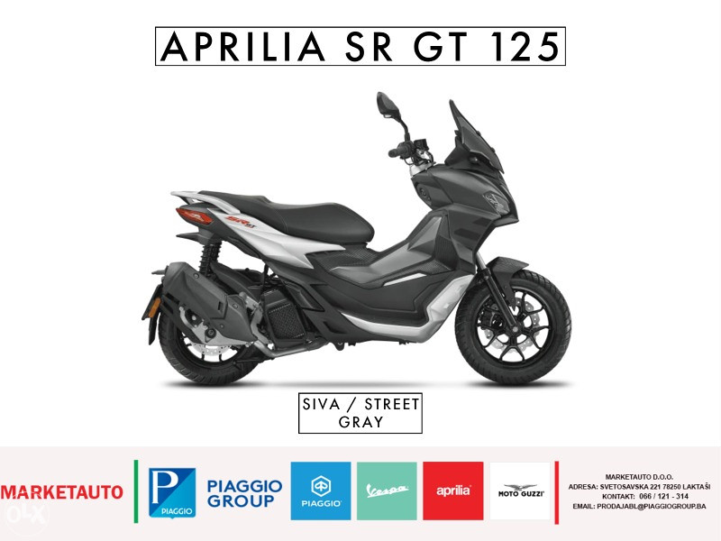 Aprilia SR GT 125 Street Grey